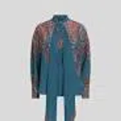 Etro Shirts Woman In Blue