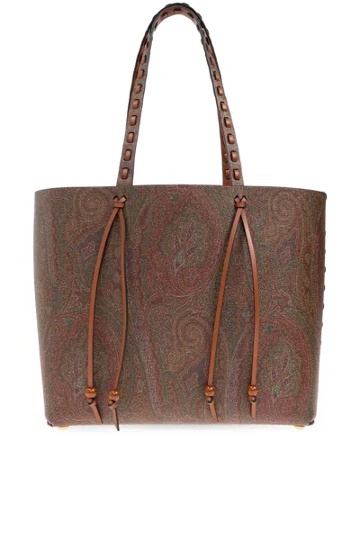 Etro Shopper-type Bag In Brown