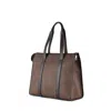 Etro Bauletto Handbag With Paisley Pattern And Leather Lining In Brown