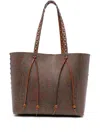 Etro Tote Bag In Brown
