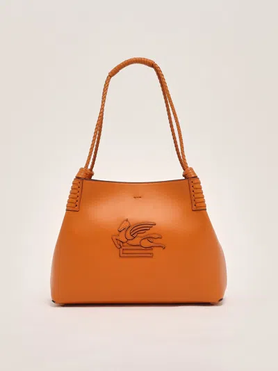 Etro Shopping Libra S Shoulder Bag In Zucca