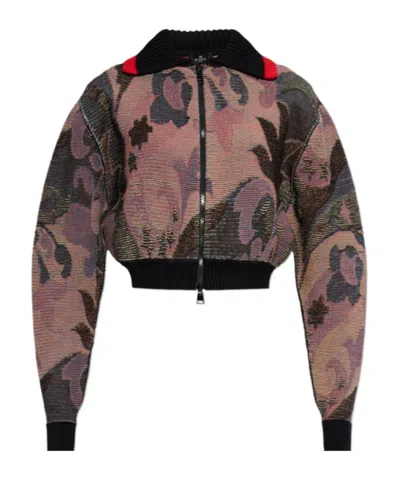 Etro Short Cardigan In Red