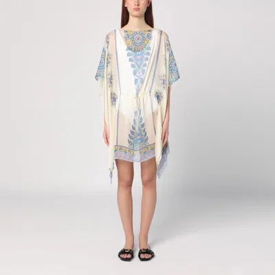ETRO ETRO  SHORT PRINTED SILK CAFTAN