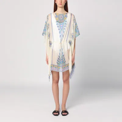 ETRO ETRO SHORT PRINTED SILK CAFTAN
