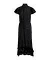 Etro Chiffon Midi Dress In Black