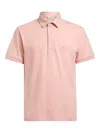 Etro Short-sleeve Embroidered Polo Shirt In Pink