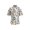 Etro Floral-print Short Sleeved Cotton Shirt