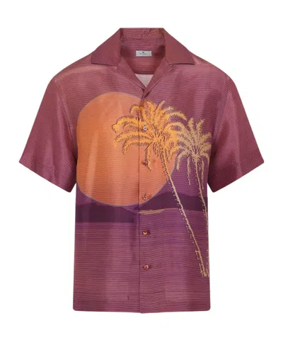 ETRO BOWLING SHIRT WITH PRINT
