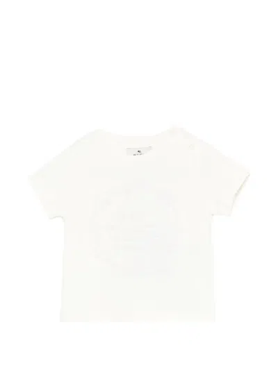 Etro Babies' Short-sleeve T-shirt In White