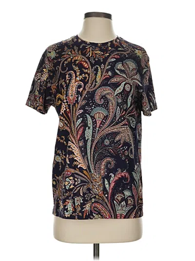 Pre-owned Etro Short Sleeve T-shirt In Black