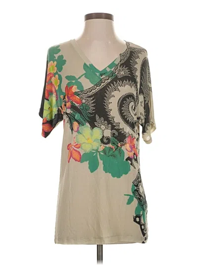 Pre-owned Etro Short Sleeve T-shirt In Brown