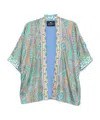 Etro Women's Paisley Print Open Front Jacket In Multicolor