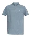 Etro Paisley-print Cotton-piqué Polo Shirt In Blue