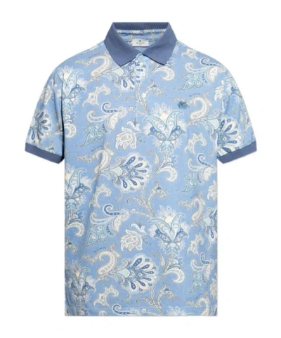 ETRO ETRO GRAPHIC PRINTED POLO SHIRT