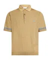 Etro , Striped Knit Polo Shirt With Pegaso Detail, Man, Yellow, Size Xl In Nude