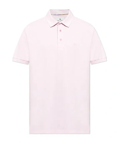 ETRO ETRO LOGO EMBROIDERED POLO SHIRT