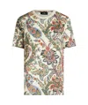 Etro Paisley-print Cotton T-shirt In Multicolor
