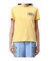 Etro Crew Neck Graphic Print Lightweight Soft Fabric In Yellow