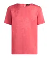 Etro Jacquard-t-shirt In Pink