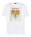 Etro Motif Embroidered Crewneck T-shirt In White