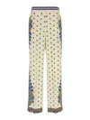 Etro Amebas Print Natural Pants For Women