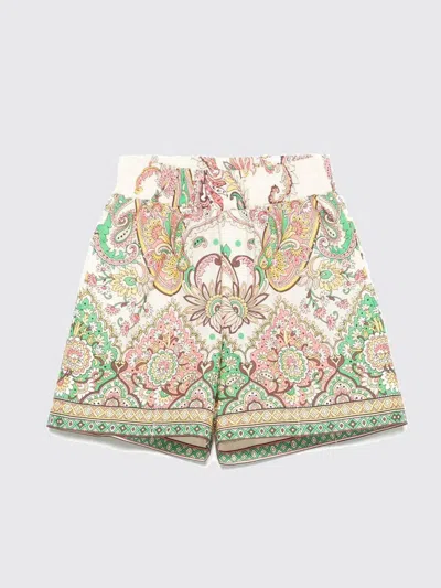 ETRO SHORTS ETRO KIDS COLOR YELLOW CREAM,G82652090