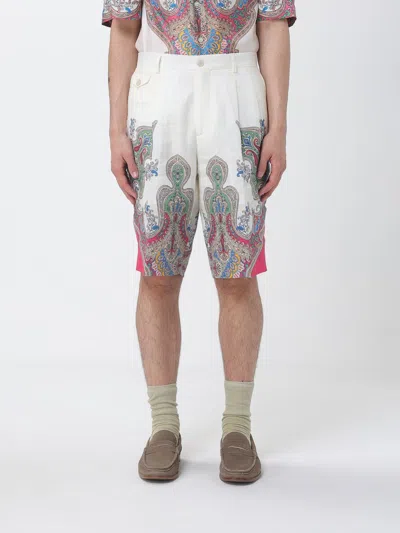 Etro Shorts  Men Color Red In White