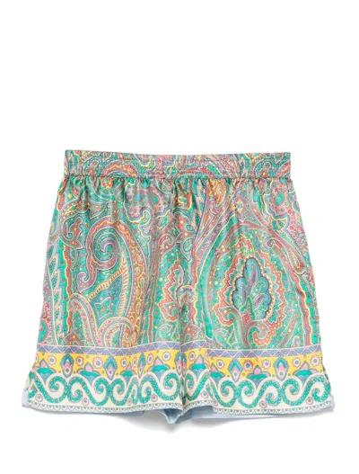 Etro Shorts Red