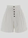 Etro White Bermuda Shorts In White