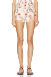 Etro Shorts In White Multi