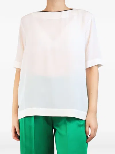 Pre-owned Etro Short-sleeve Top In White