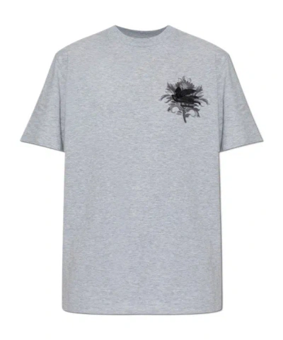 Etro Short-sleeved T-shirt In Gray