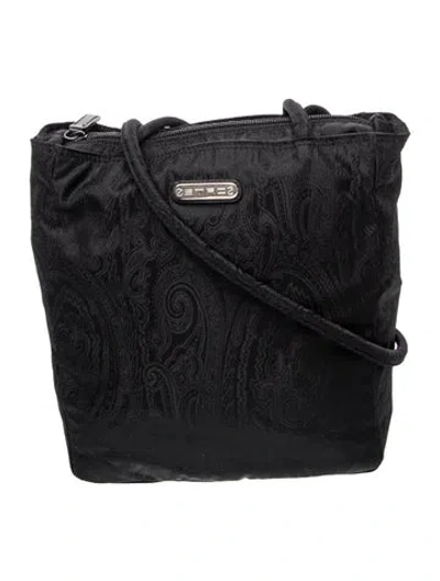 Pre-owned Etro Shoulder Bag In Black