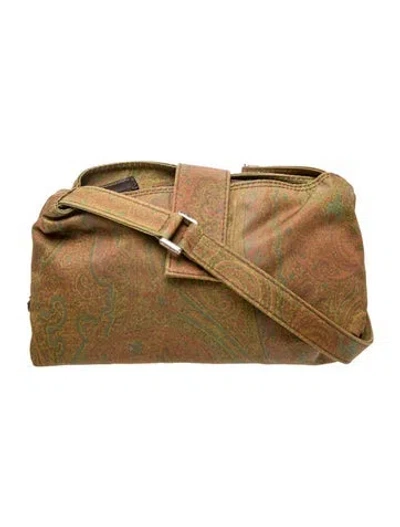 Pre-owned Etro Shoulder Bag In Brown