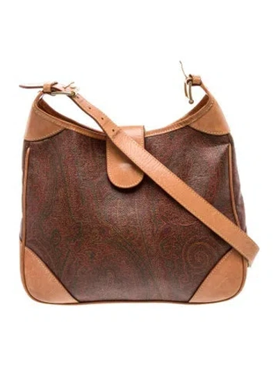 Pre-owned Etro Shoulder Bag In Brown