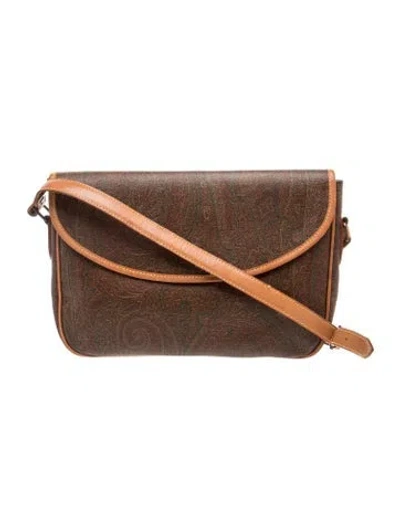 Pre-owned Etro Shoulder Bag In Brown