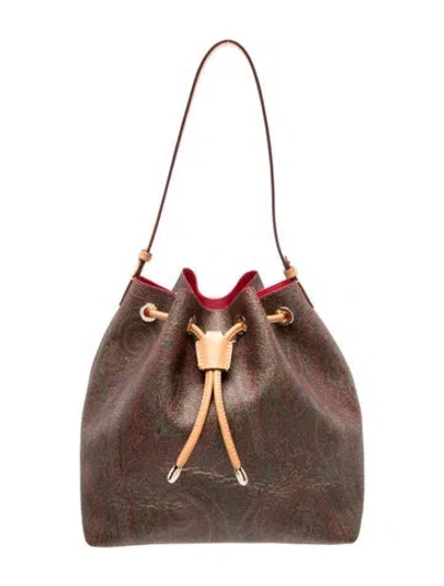 Pre-owned Etro Shoulder Bag In Brown