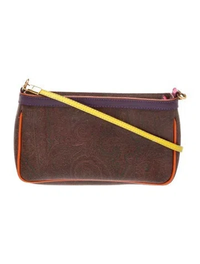 Pre-owned Etro Shoulder Bag In Brown