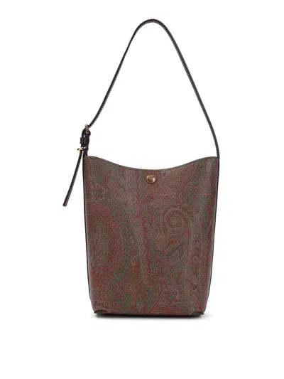 Etro Shoulder Bag In Brown