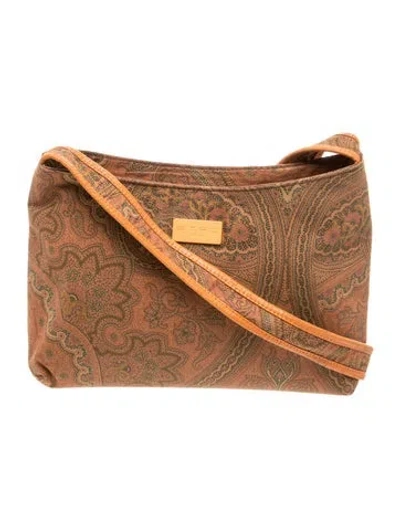 Pre-owned Etro Shoulder Bag In Brown
