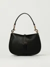 Etro Buckle-fastening Extra-large Leather Shoulder Bag In Black