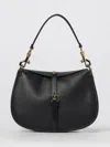 Etro Leather Textured Shoulder Bag In Black