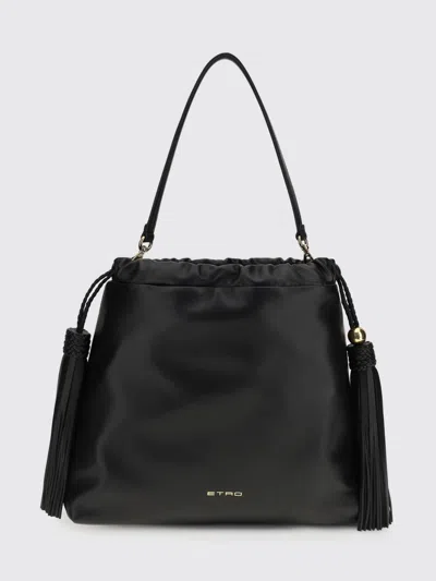 Etro Shoulder Bag Woman In Black