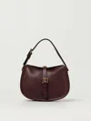 Etro Small Crossbody Bag With Adjustable Strap And Buckle Detail In Burgundy