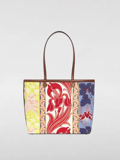 Etro Large Essential Floral-print Tote Bag In Light Blue
