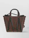 Etro Shoulder Bag Featuring Decorative Knots And Paisley Pattern