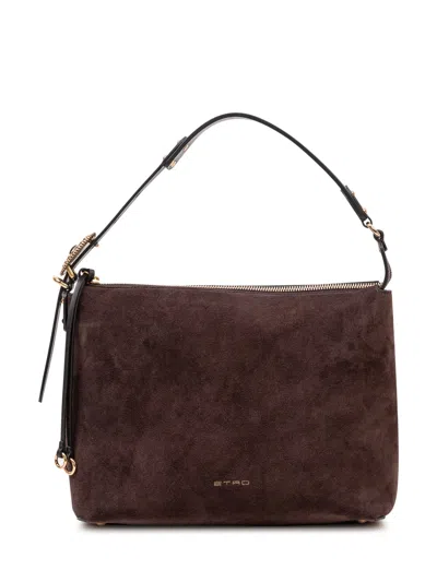 Etro Shoulder Bag In Nero