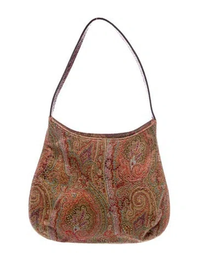 Pre-owned Etro Shoulder Bag In Neutral