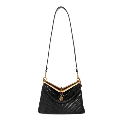 ETRO ETRO SHOULDER BAG VELA S WOVEN LEATHER