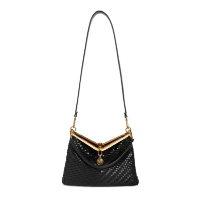 ETRO ETRO SHOULDER BAG VELA S WOVEN LEATHER